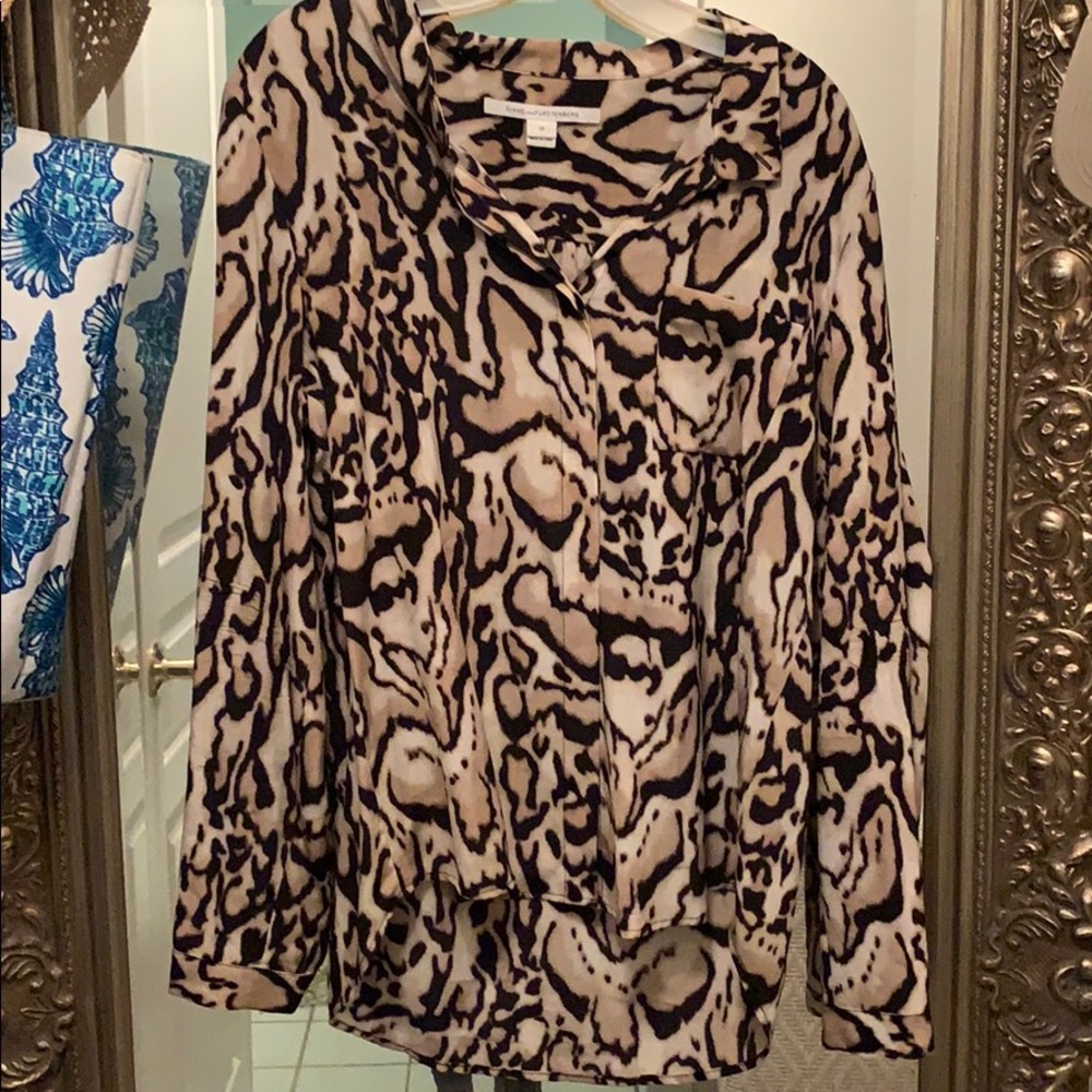 Diane con furstenberg blouse